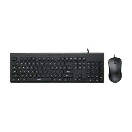 کیبورد و ماوس سیم دار رپو مدل NX2100 Rapoo  NX2100 Keyboard and Mouse